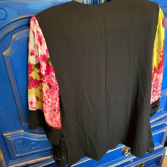 Spencer Alexis Collection Vintage Silk Kimono - Picture 3 of 3